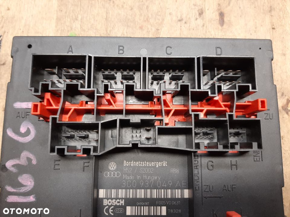 Modul Sensor 03C937049AE Czujnik Komputer Komfortu VW Seat Skoda Audi BOSCH - 4