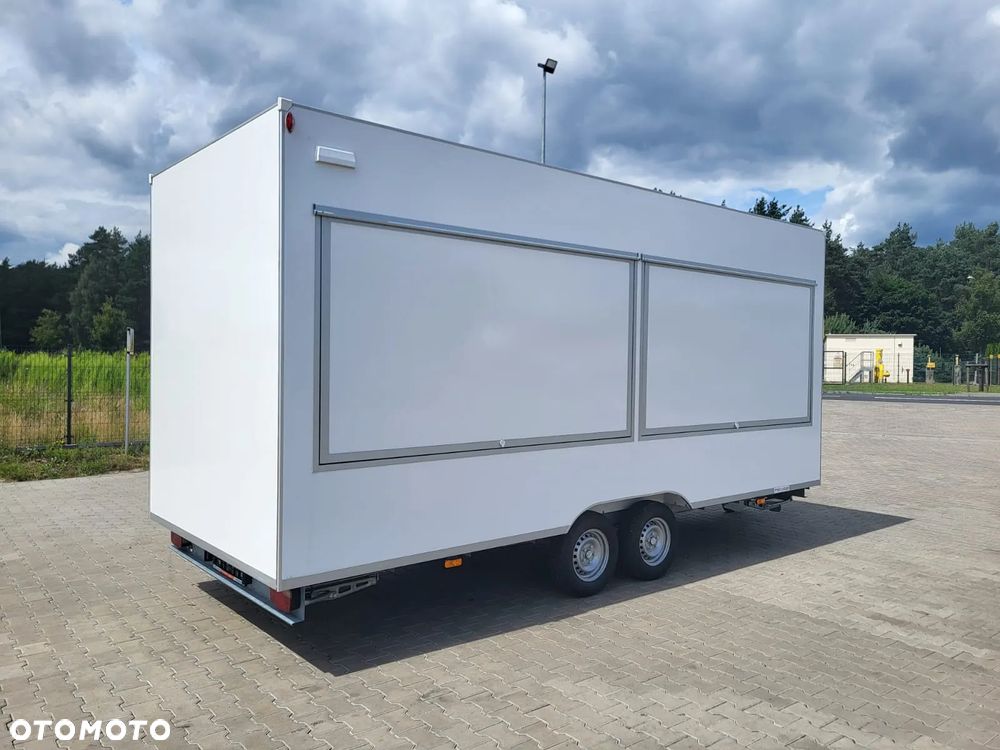 Niewiadów DOSTAWA! H20521HT Przyczepa HANDLOWA gastronomiczna 520x203x230! 2 klapy sprzedażowe, ściany z LAMINATU! DMC 2000kg - 3