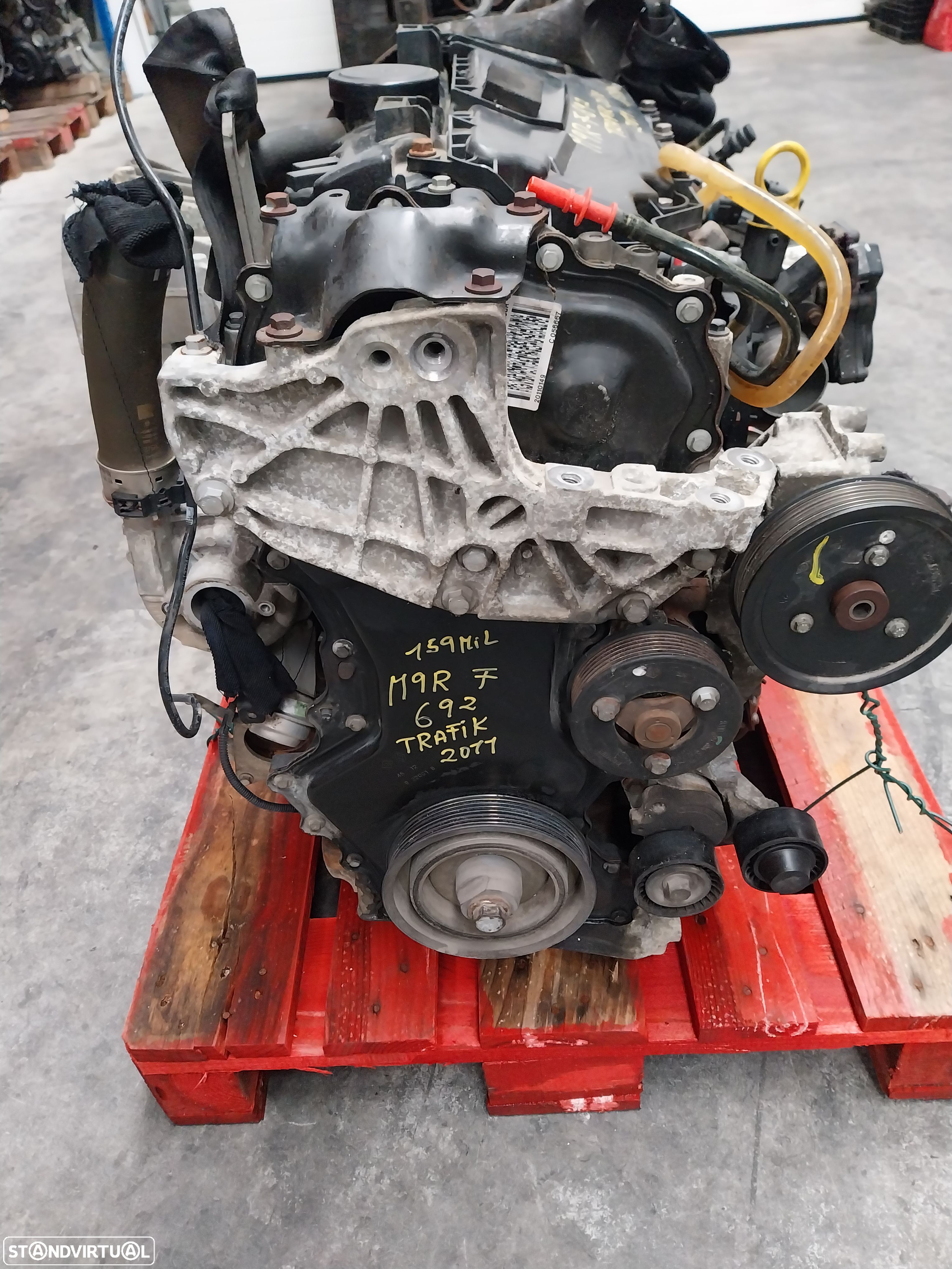 Motor Renault Trafic 2.0 dci Ref M9R 692 ano 2011 - 1
