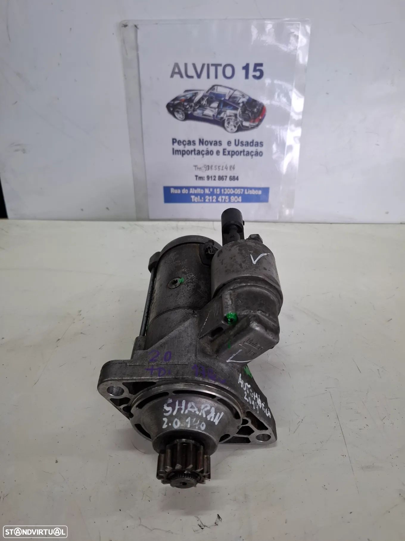 Motor de arranque VW Sharan 2.0 140 cv  para caixa automática , 2014 - 1