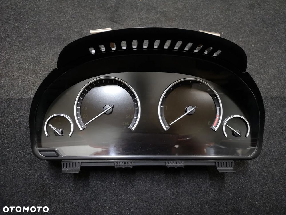 LICZNIK DUŻY LED ZEGARY WYŚWIETLACZ BMW F10 F11 9280464 AUTOMAT N47 - 6