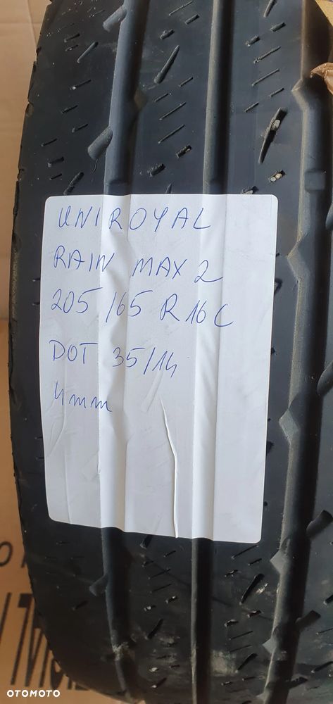 2x Opona Uniroyal Rain Max 2 205/65 R16C 4mm 3514 - 8