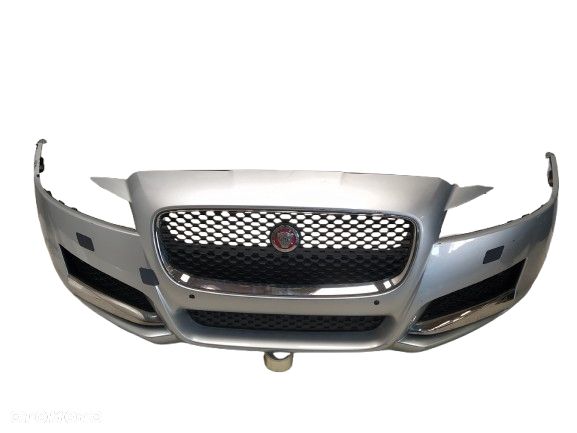 JAGUAR XF X260 ZDERZAK PRZÓD PRZEDNI KOMPLETNY 4XPDC SPRYSKIWACZE GRILL ATRAPA CHŁODNICY ZNACZEK WIĄZKA ORYGINAŁ - 1