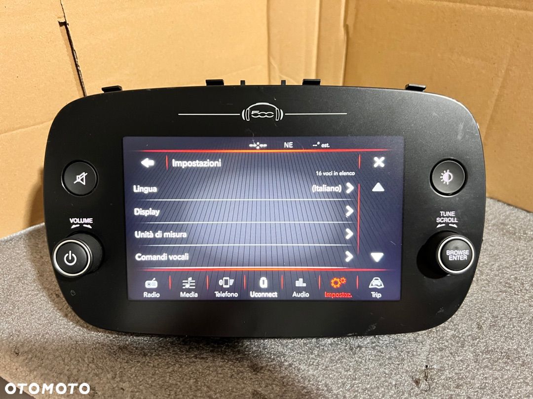 FIAT 500 NAWIGACJA Z KODEM ! VP2 334 EMEA GPS - 1
