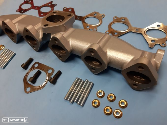 Coletor / Colector de escape em ferro Bmw E46 E60 E61 E65 X3 X5 525D 530D  NOVO - 7