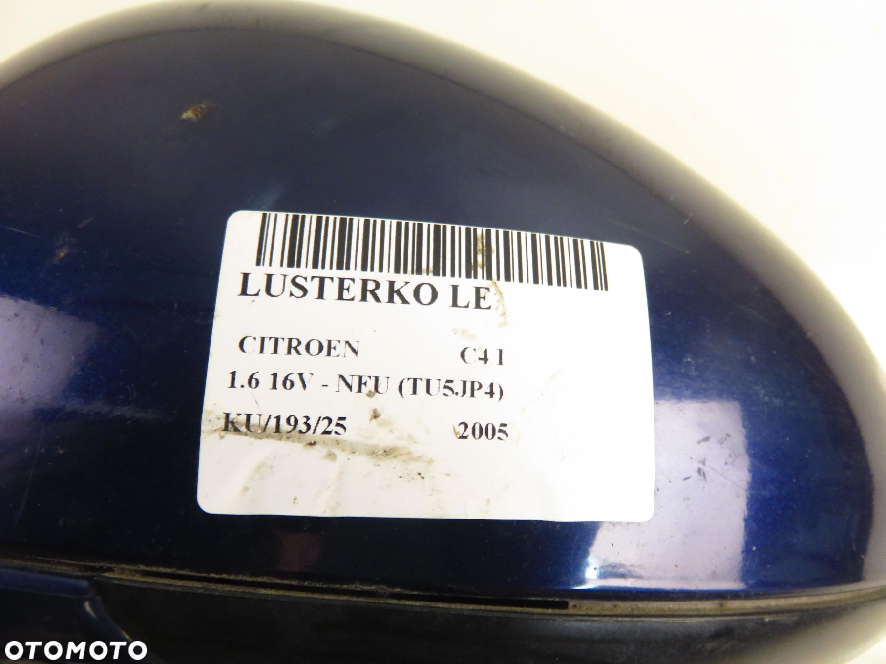 LUSTERKO LEWE CITROEN C4 I 5 PIN  KPU - 7