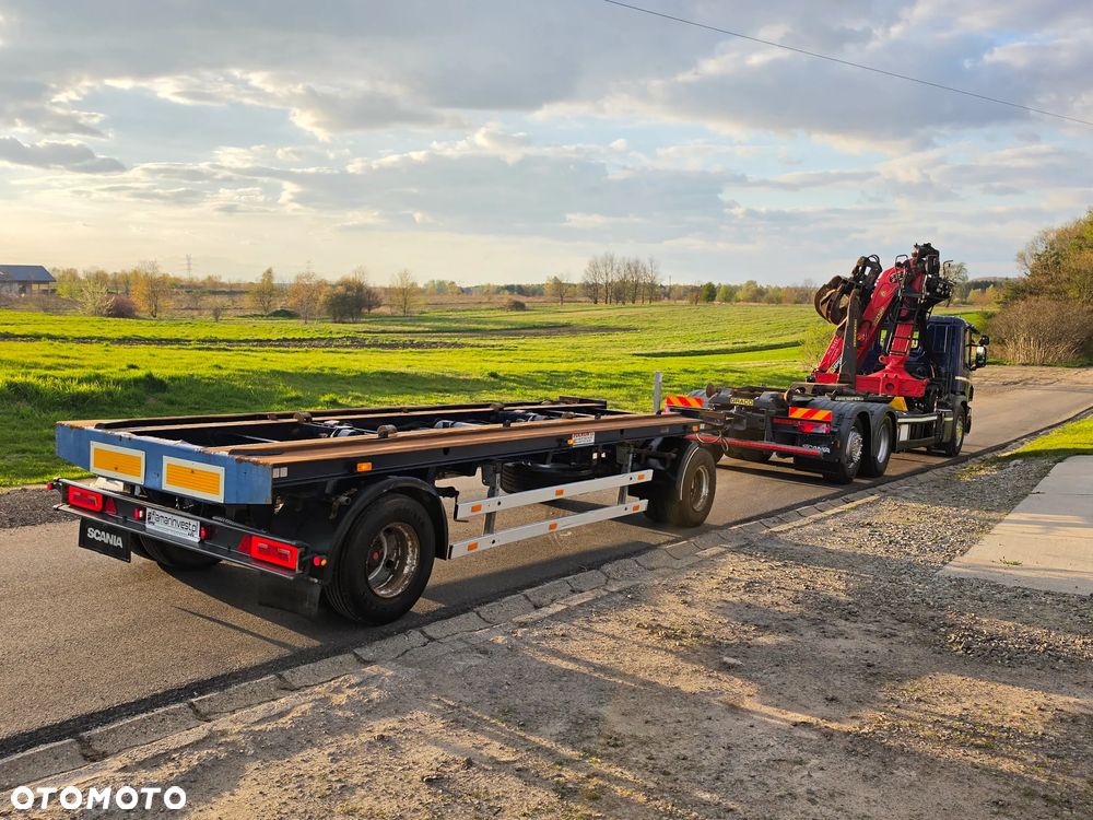 Polkon PRZYCZEPA POLKON PK-183 DO HAKOWCA ZŁOMU DO TROCIN DO TRANSPORTU KONTENERÓW ROLNICZA NA DUŻE KONTENERY - 7