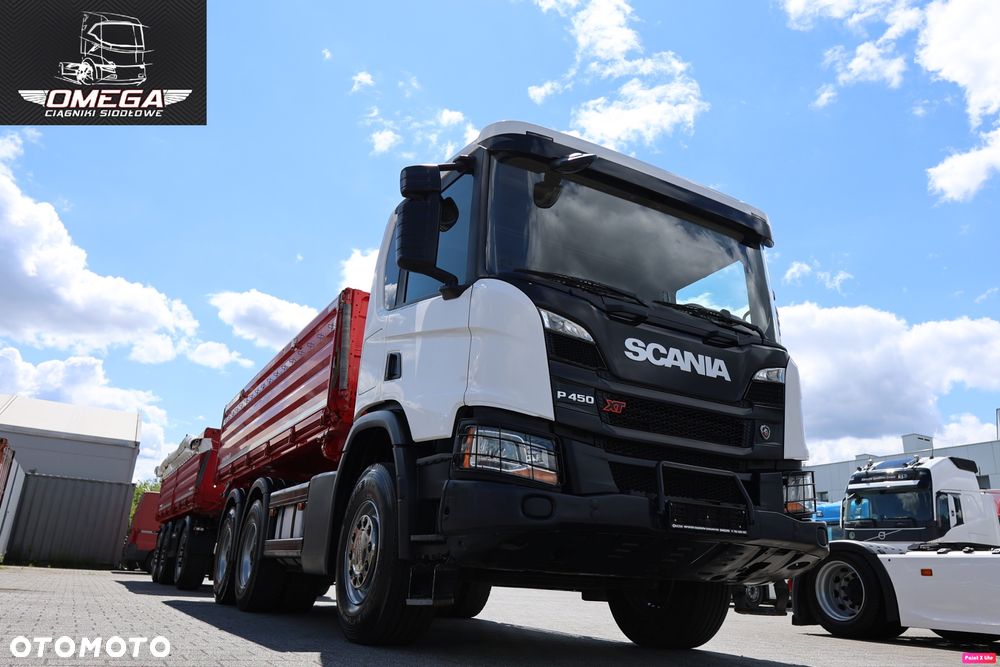 Scania P 450 XT / 6X4 /  WYWROTKA + PRZYCZEPA / ZESTAW / - 13