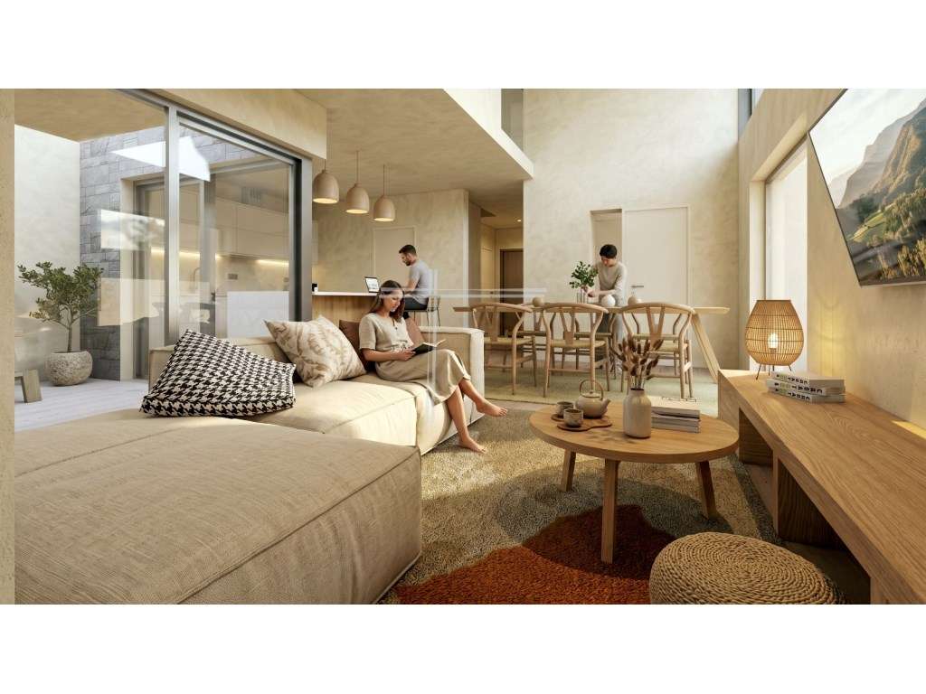 Moradia Geminada T4, arquitetura contemporânea com garagem e piscin... - Grande imagem: 4/56