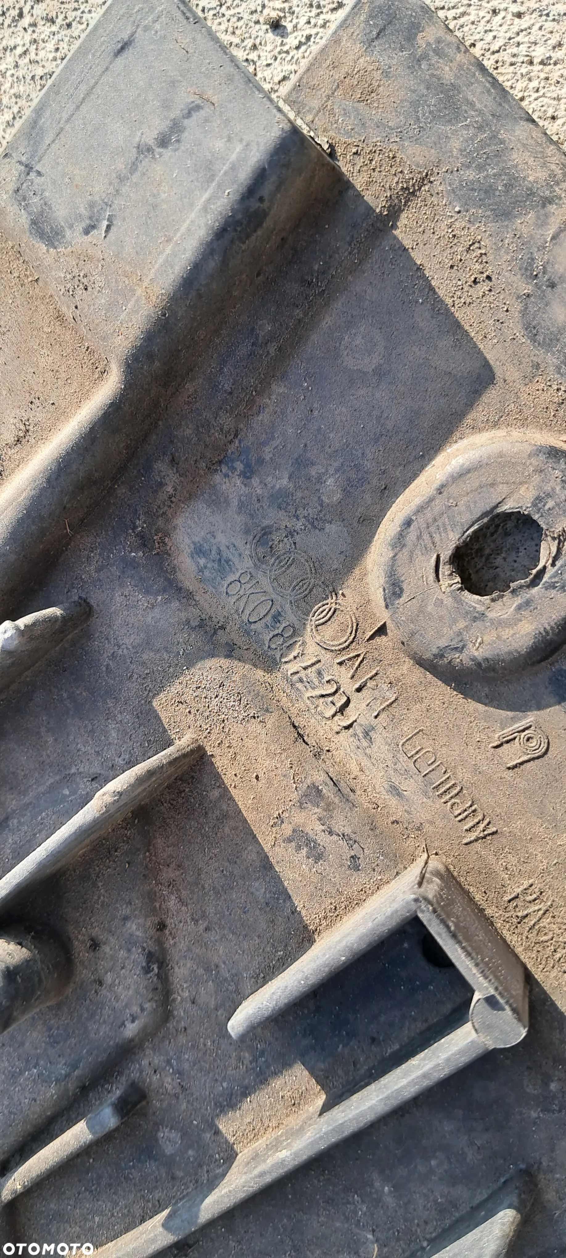 Osłona Płyta Pod Zderzak Pas Przodu Dolna Audi A4 B8 A5 8K0807233 - 3