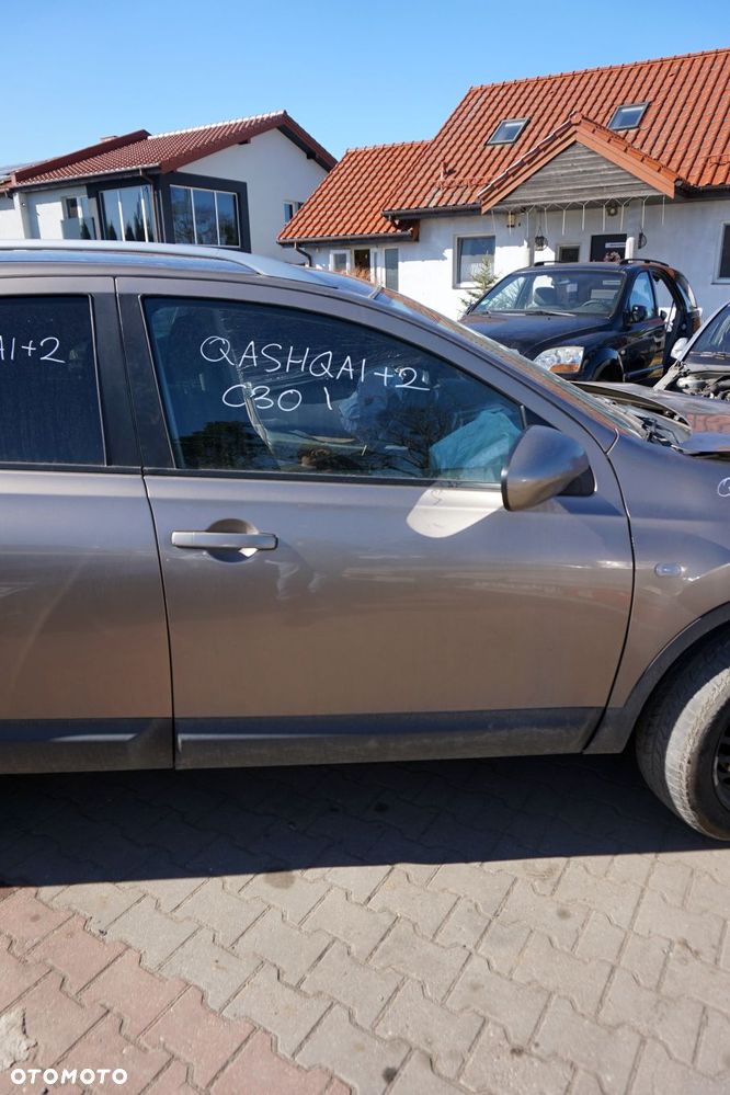 DRZWI PRZEDNIE PRAWE QASHQAI+2 I J10 C30  SZARY NISSAN 2008-2013 - 1