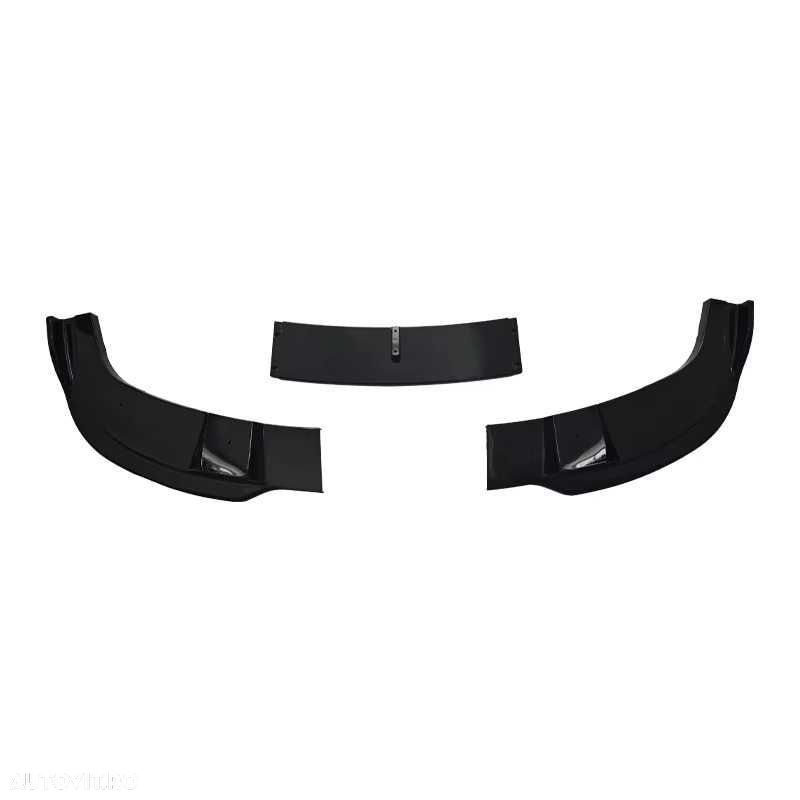 Lip Prelungire Bara Fata M BMW E60 E61 2005-2010 Extensie Negru Lucios - 3