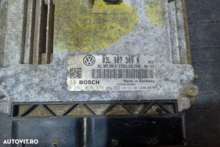 Calculator motor ECU 03L907309N 0281016374 - 2.0 TDI CFFB 03L907309N - 3