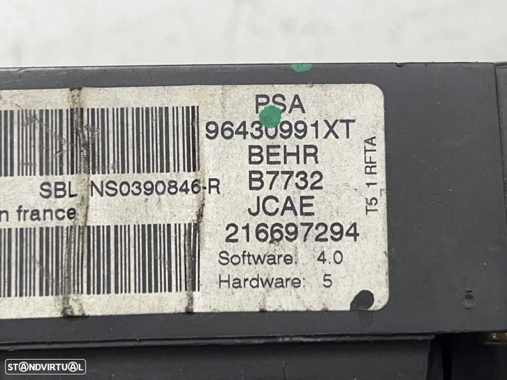 Modulo comando A/C e Sofagem PEUGEOT 307 (3A/C) REF. 96430991XT - 3