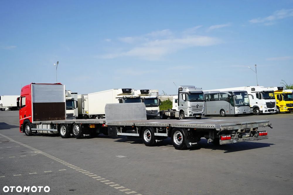 Scania R 450 / ACC / E 6 / ZESTAW PRZEJAZDOWY / PLATFORMA 2 X 7,75 M / RETARDER - 6