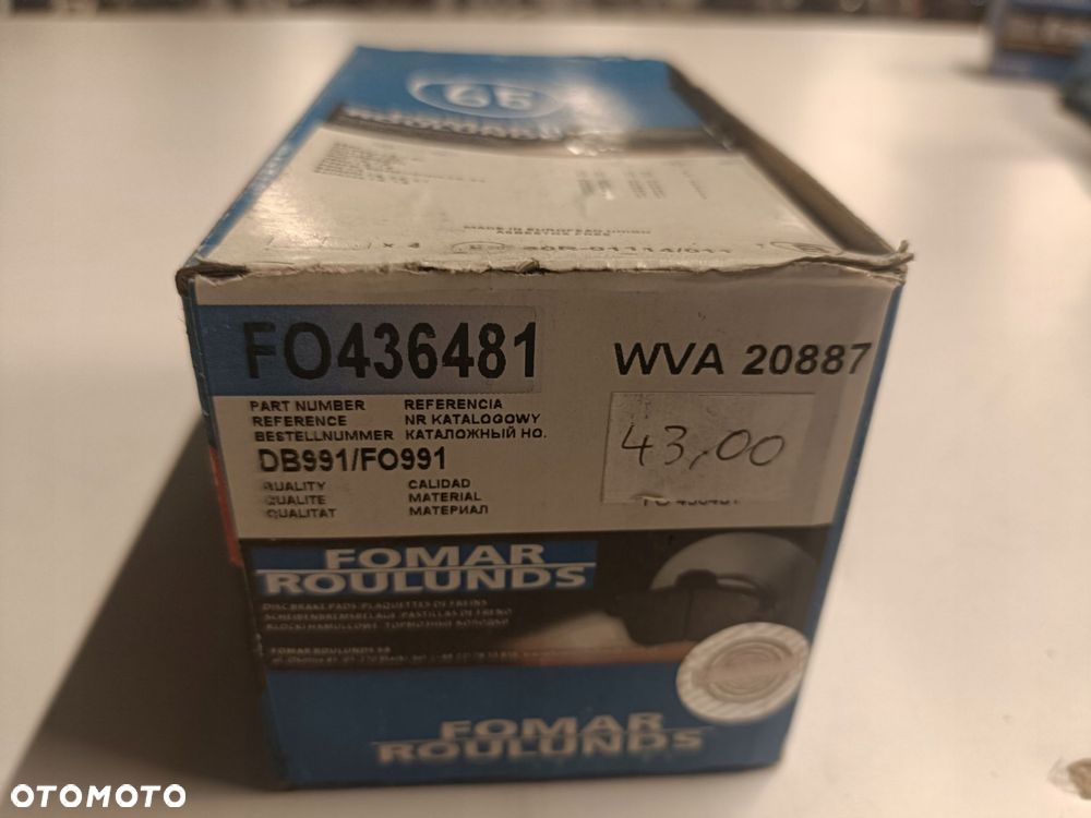 Seat Ibiza II Cordoba I VW Golf II PRZEDNIE KLOCKI HAMULCOWE 436481 - 4