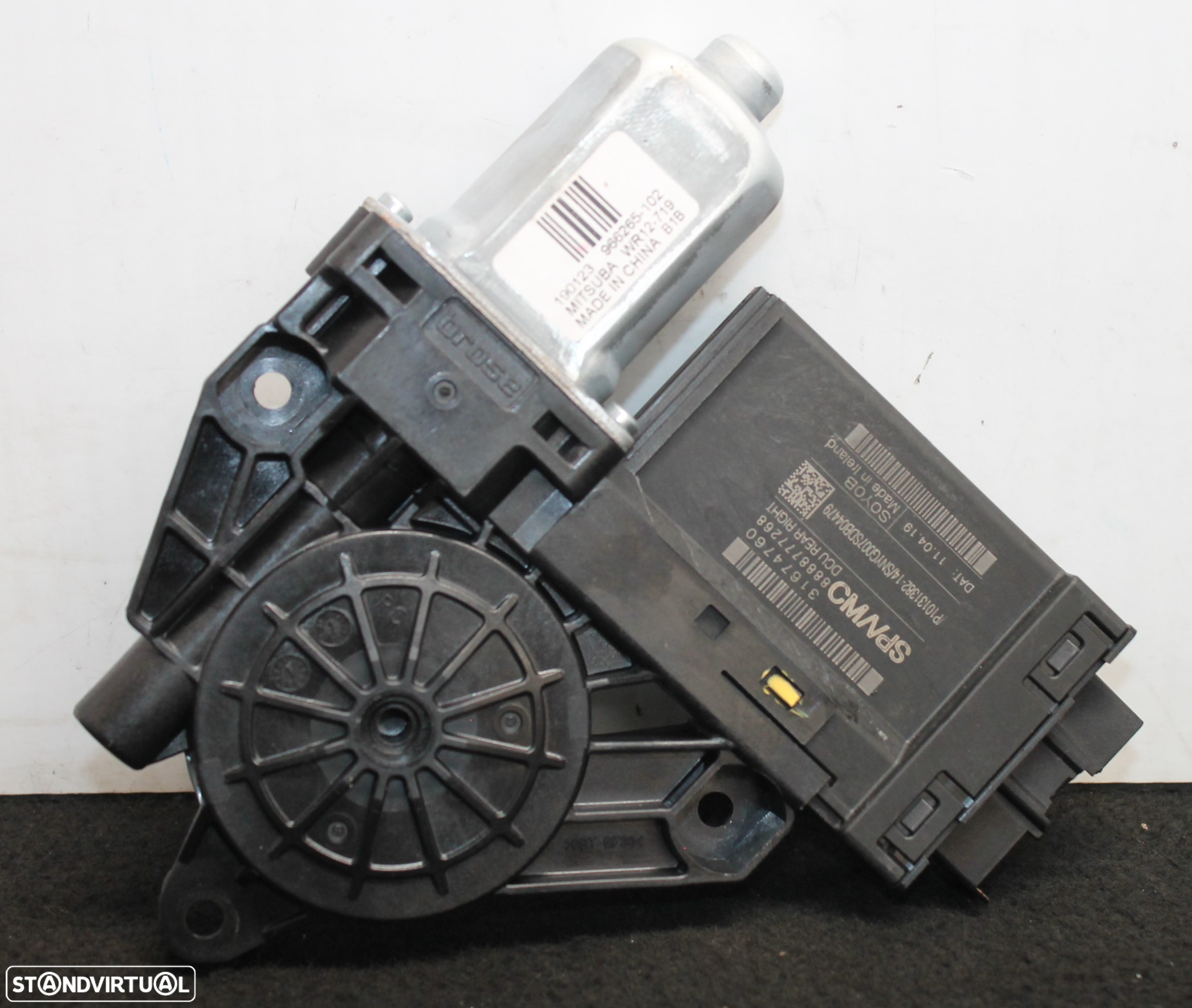 MOTOR ELEVATÓRIO DO VIDRO TRASEIRO ESQUERDO VOLVO XC40 - 3