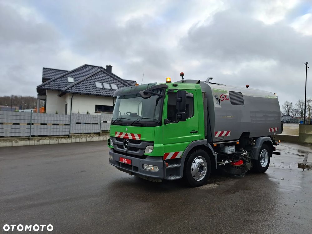 Mercedes-Benz Atego 1524 Zamiatarka BUCHER CityFant 6000 2 Silniki Szczotki L/R Obie Strony Karcher Wysokiego Ciśnienia Sprzątanie Zamiatanie - 4
