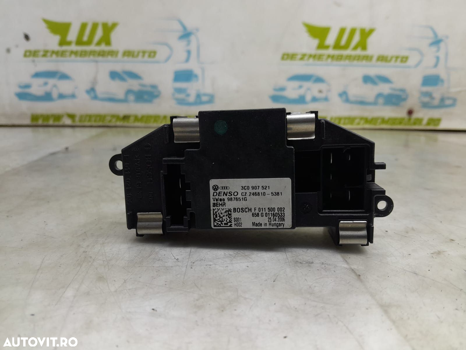 Rezistenta trepte aeroterma 3C0907521 Audi A3 8P [2003 - 2005] - 5