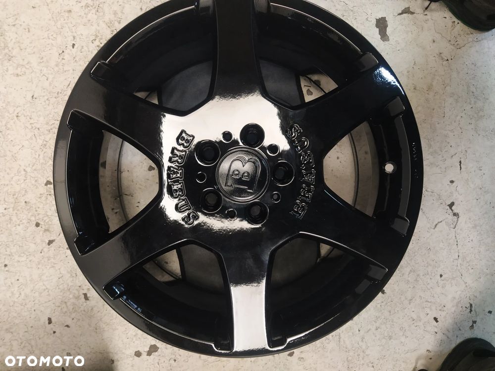 BRABUS MERCEDES 8X18 ORYGINALNE FELGI ALUMINIOWE R18 ET67 5x112 KOMPLET DEKIELKI ORYGINAŁ - 9