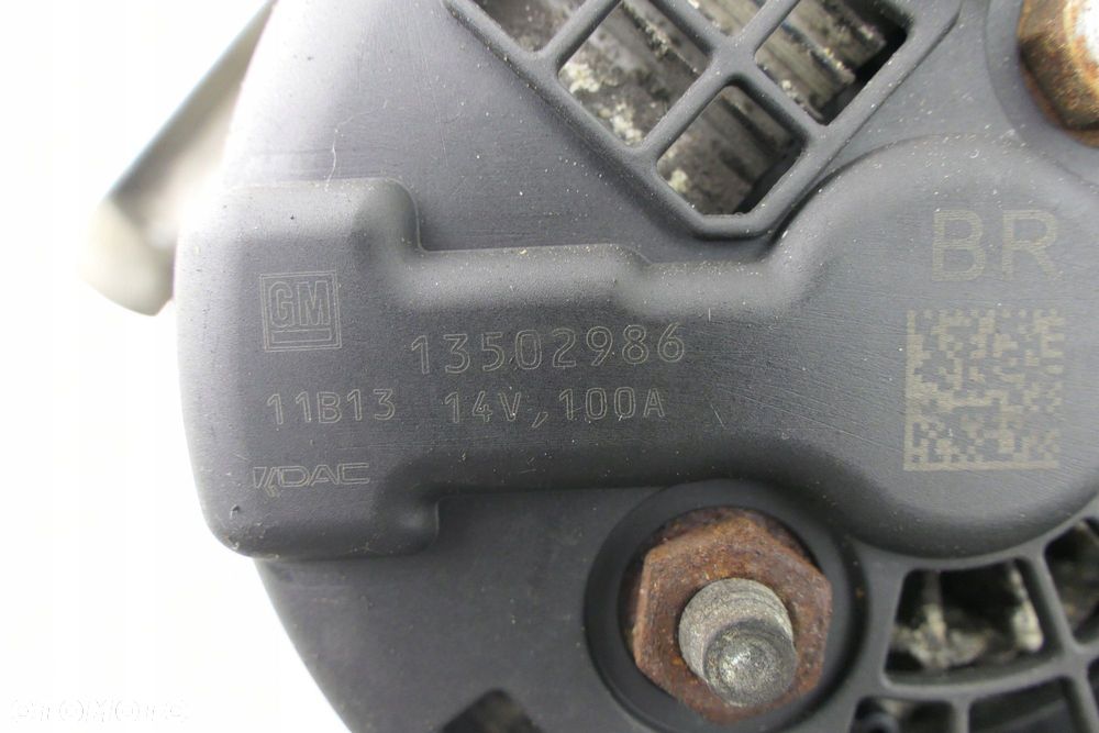 Alternator OPEL ASTRA J MERIVA B 1.3 CDTI 13502986 - 10