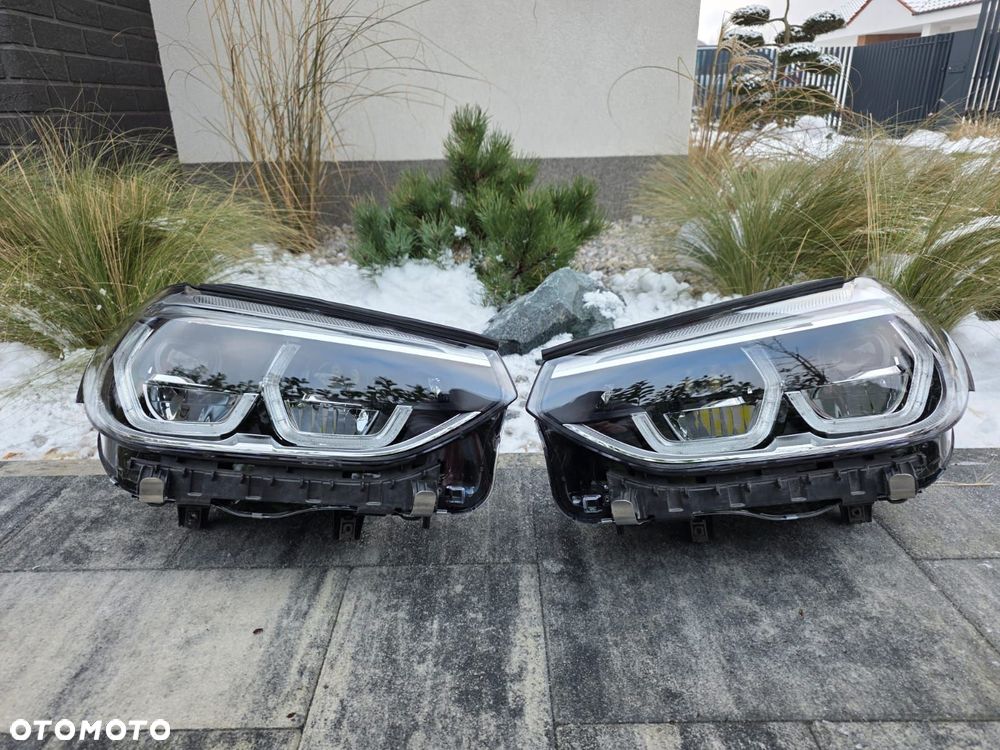 bmw x3 x4 g01 g02 lampy przód full led adaptive 8739653-02 7466120-05 - 2