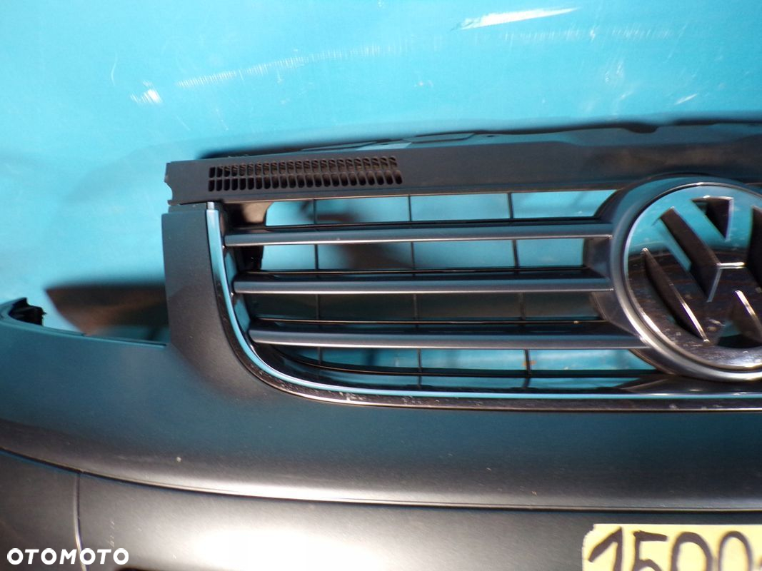 VW T5 MULTIVAN CARAVELLE zderzak przedni PDC przód KOMPLETNY SZARY - 4