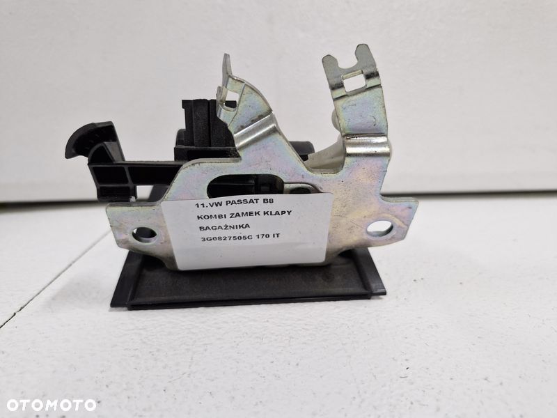 volkswagen passat b8 kombi zamek klapy bagażnika tył 3g0827505c - 3