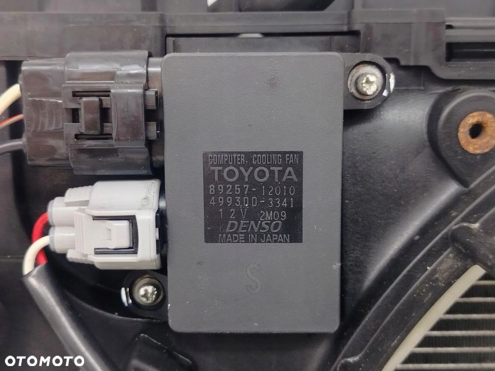 TOYOTA AURIS I 06R- KOMPLET CHŁODNIC WENTYLATOR 1.4 BENZYNA - 8