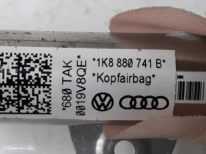 AIRBAG CORTINA FRONTAL ESQUERDO VOLKSWAGEN SCIROCCO 2011 -1K8880741B - 4