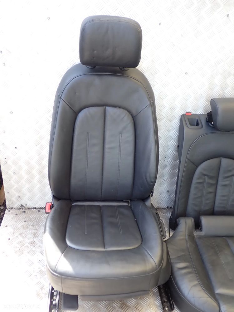 AUDI A6 C7 FOTEL PRZEDNI PRAWY / LEWY ORAZ KANAPA TYLNIA  SKÓRA  KOMPLET, DOSTĘPNE 2 KOMPLETY - 25