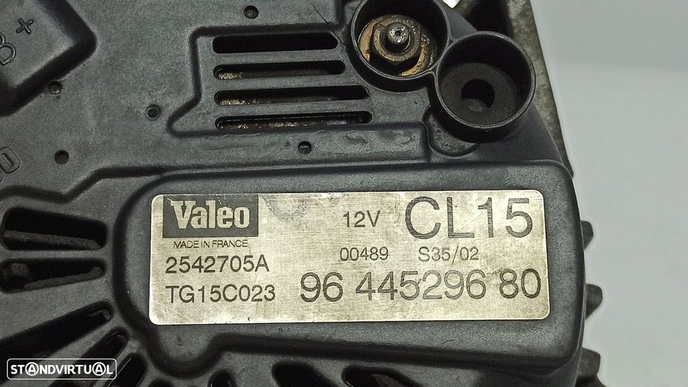 ALTERNADOR CITROEN C3 1.4 HDI EXCLUSIVE - 9