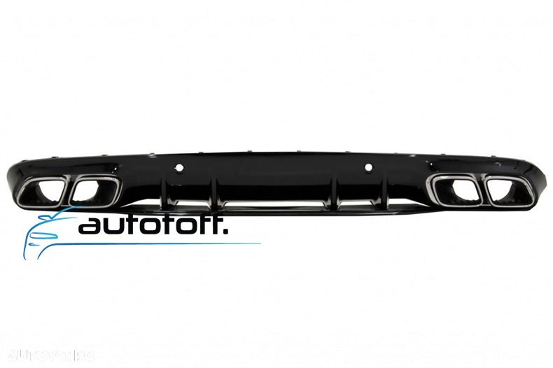 Difuzor C-Class C205 A205 compatibil cu Mercedes (14-19) Chrome C63S - 1