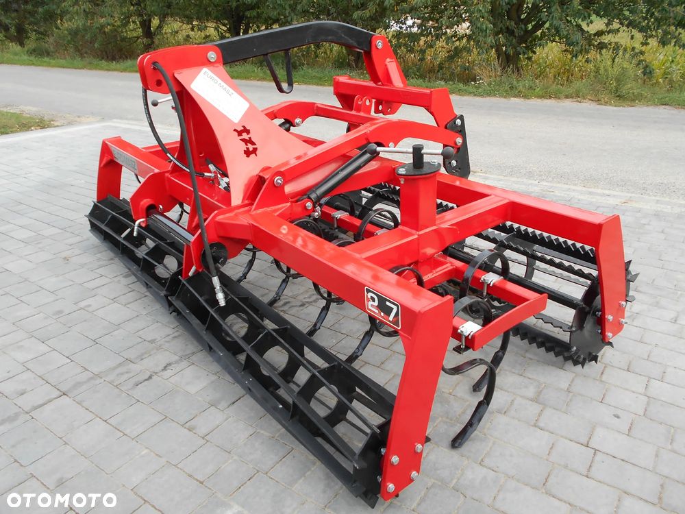 Agregat uprawowo-siewny 2,5/2,7/3m Kultywator z wałkiem / hydropak/ rura, struna, packer - 12