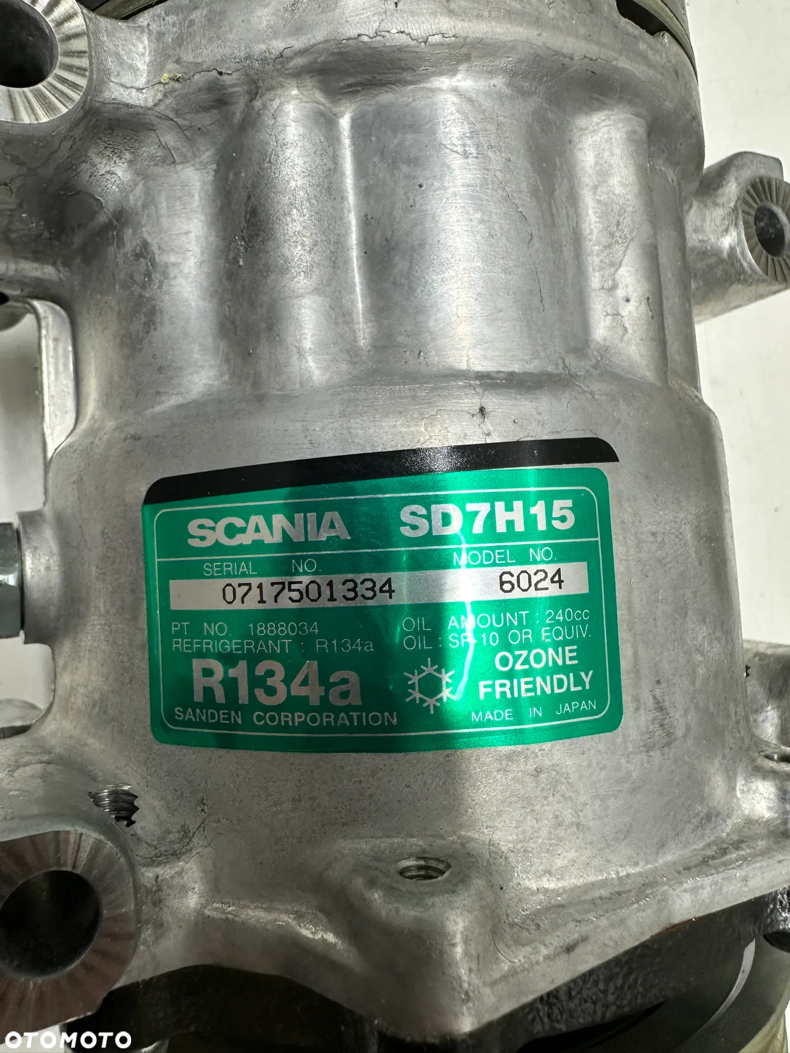 Sprężarka, kompresor, pompa klimatyzacji Scania SD7H15, 570894 - 2