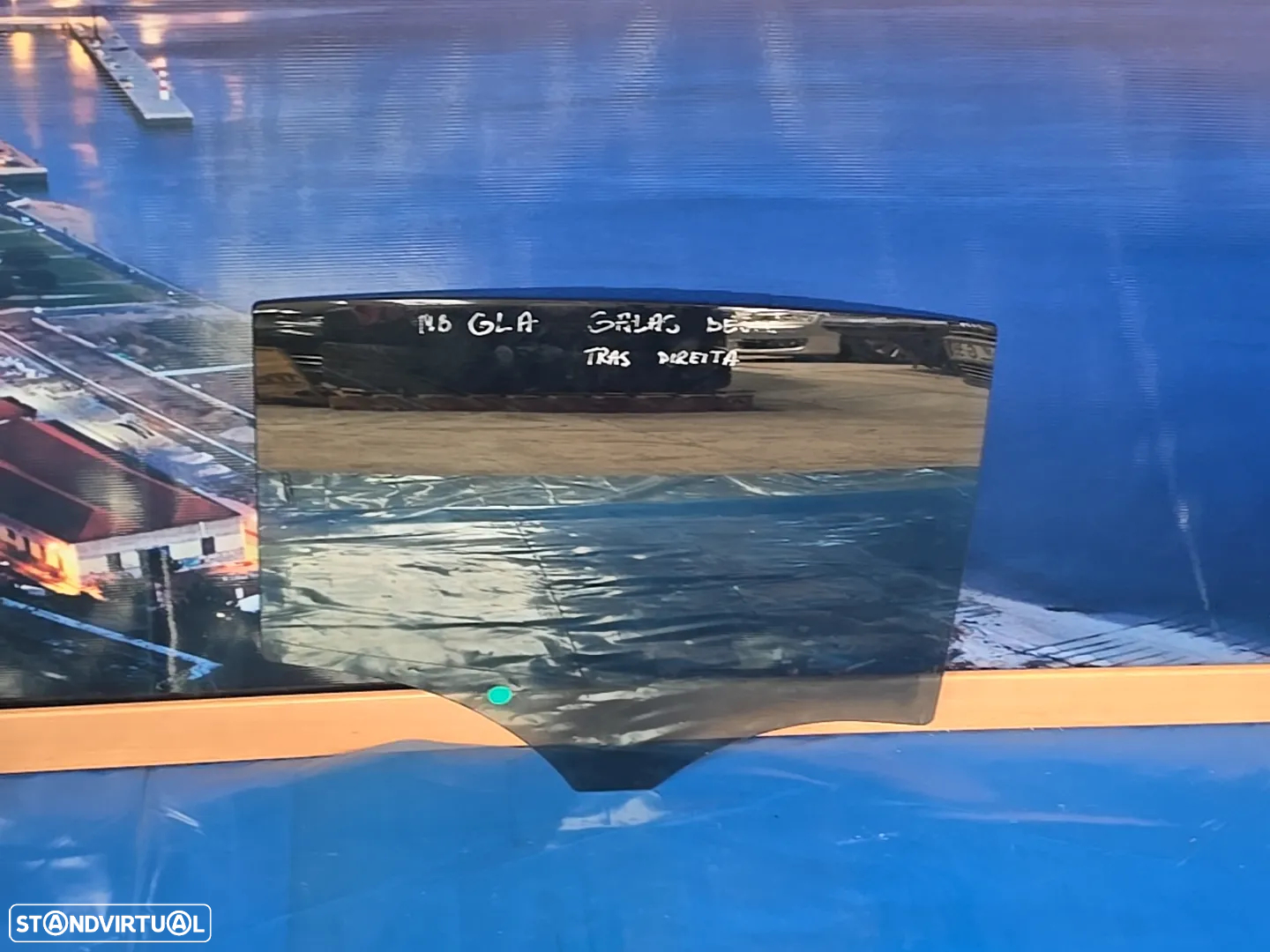 Vidro da porta traseira direita vidro laterais para mercedes w246 Gla 2014- Escuro - 3