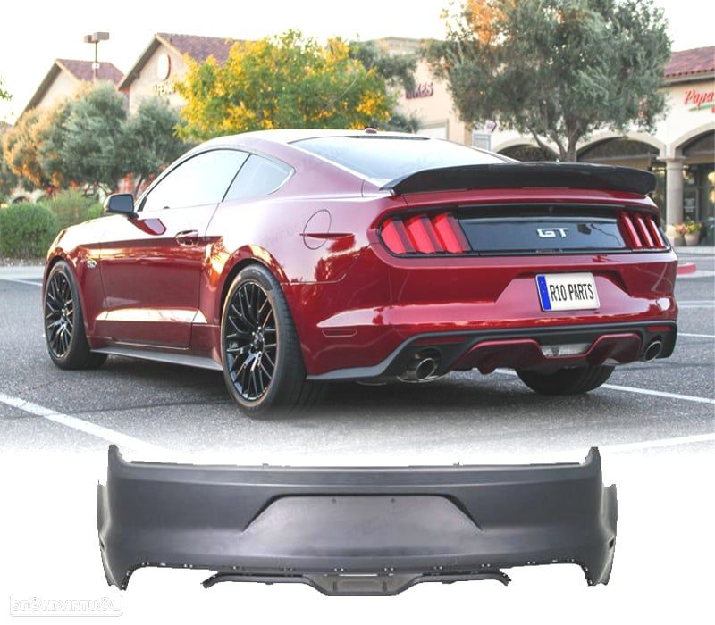 PARA-CHOQUES TRASEIRO FORD MUSTANG 15-17 LOOK GT350 - 1