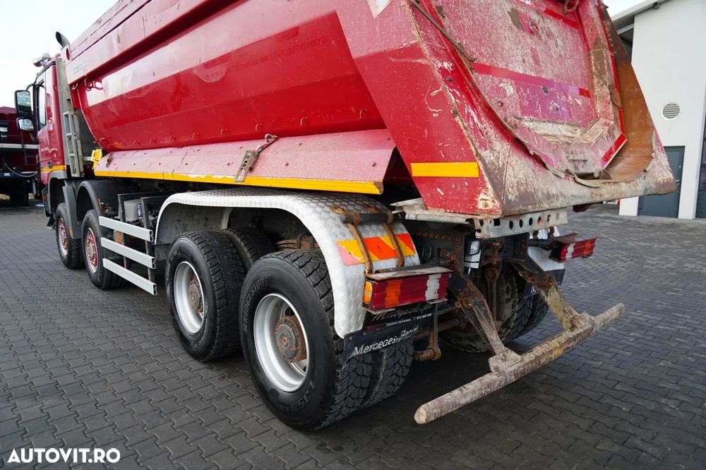 Mercedes-Benz ACTROS 4144 / 8x8 / BASCULATOR SPATE / MEILLER KIPPER / EURO 5 - 16