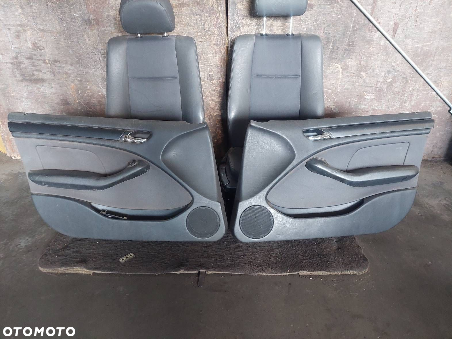FOTELE KOMPLET LEWY PRAWY KANAPA TYŁ + BOCZKI BMW E46 KOMBI TOURING - 5