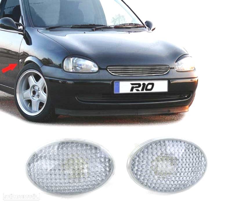 PISCAS LATERAIS ASTRA F 94-98 CORSA B C FUNDO PRETO - 1