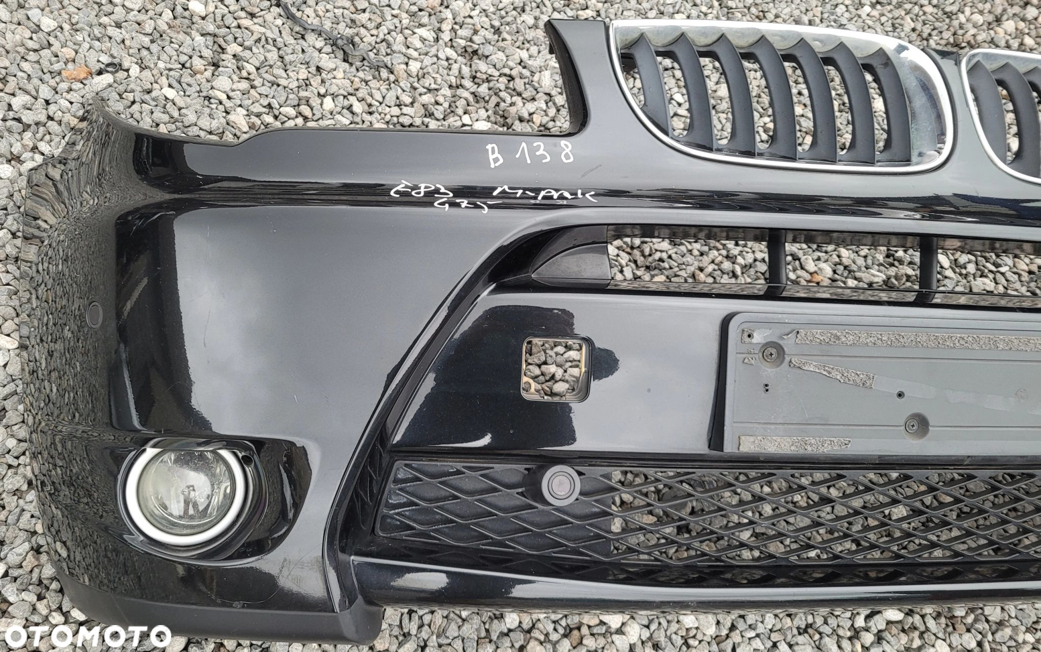 ZDERZAK PRZÓD PRZEDNI M PAKIET AERO BMW X3 E83 475 BLACK SAPPHIRE B138 - 4