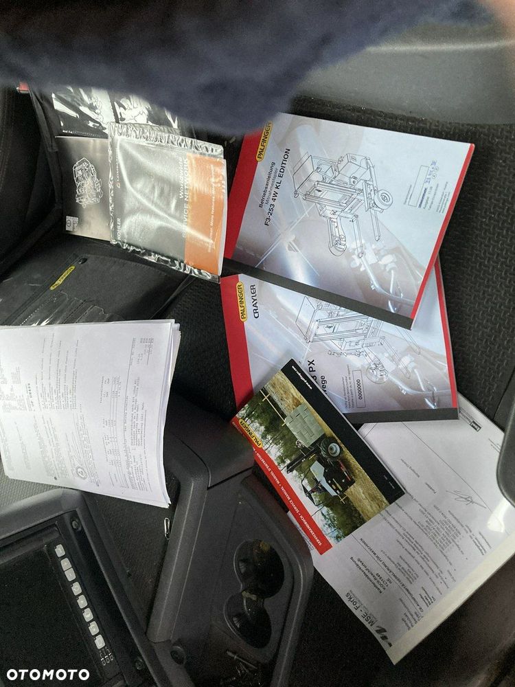 Scania Scania G320 Wózek PALFINGER Firanka Plandeka plandeka Moffett 2012 - 13