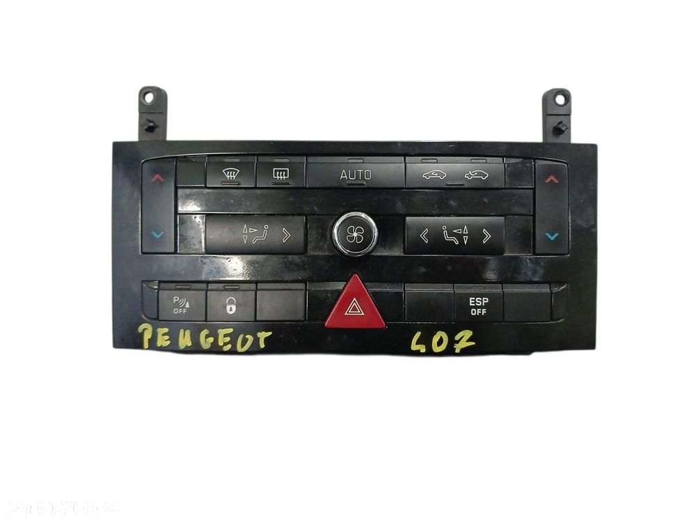 PANEL STEROWANIA KLIMATYZACJĄ PEUGEOT 407 96844741XN 407 - 1