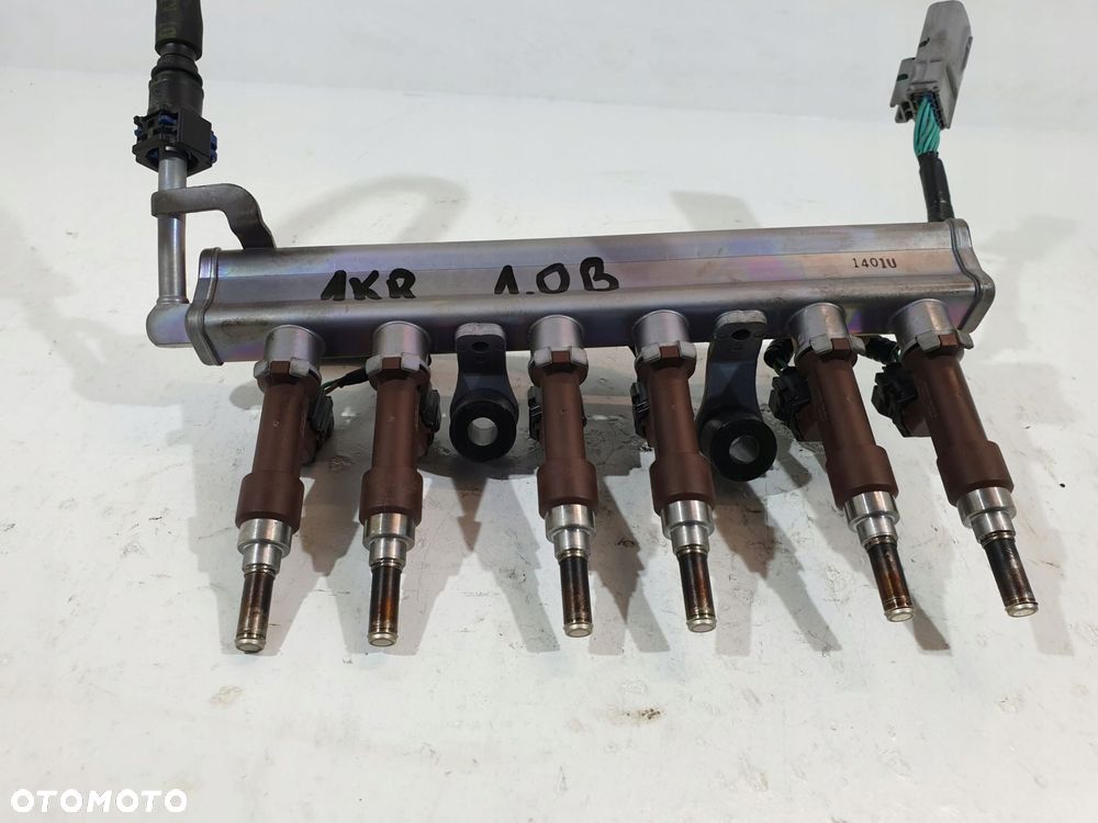 listwa wtryskowa wtryski 23250-0q040 citroen c1 toyota aygo ii 14- 1.0b - 3