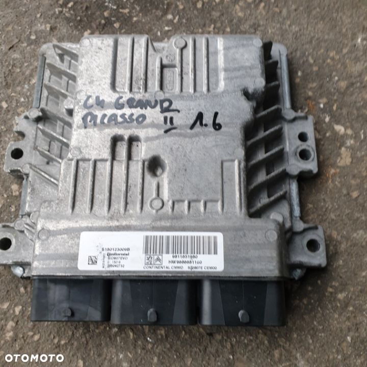 CITROEN C4 GRAND PICASSO II 1.6 HDI KOMPUTER SILNIKA 9811651980 14R - 1