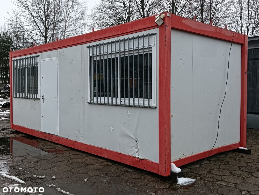 KONTENER BIUROWY MIESZKALNY HANDLOWY MAGAZYN PAWILON SOCJALNY 7.25x3m - 2