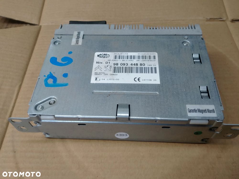PEUGEOT CITROEN RADIO 9809344880 - 1