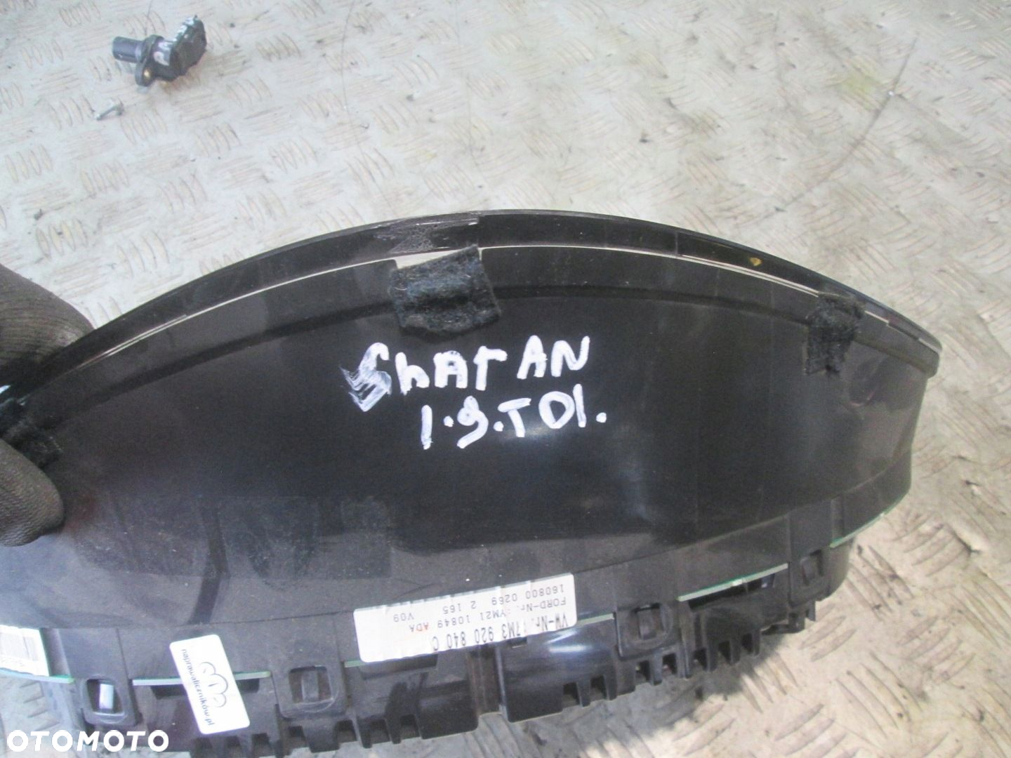 ZEGAR ZEGARY LICZNIK SHARAN 1.9 TDI LIFT EUROPA 7M3920840 - 2