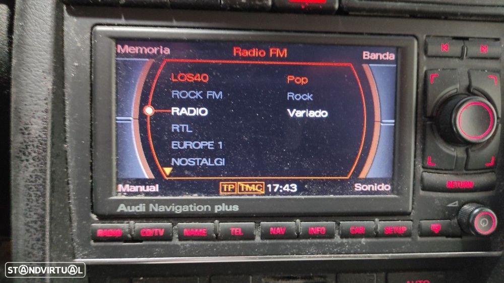 SISTEMA NAVEGAÇÃO GPS AUDI A4 BERLINA (8E) 2.5 TDI (120KW) - 10