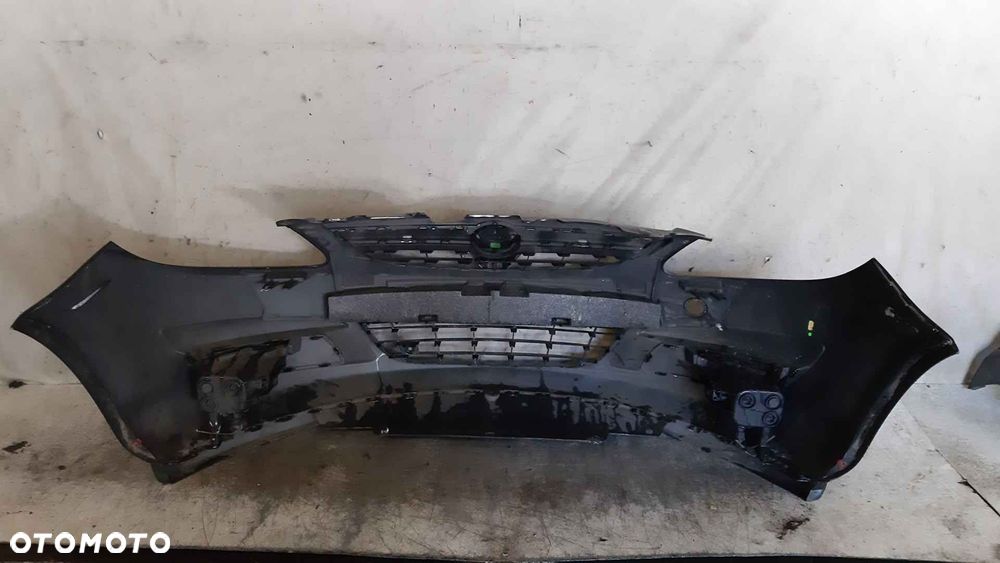 ^ ZDERZAK PRZÓD PRZEDNI DO OPEL CORSA D Z20R CZARNY HALOGENY - 1